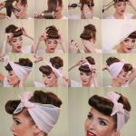 На фото: прически  стиле стиляг.