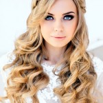 Романтичные прически на длинные волосы – кудри.