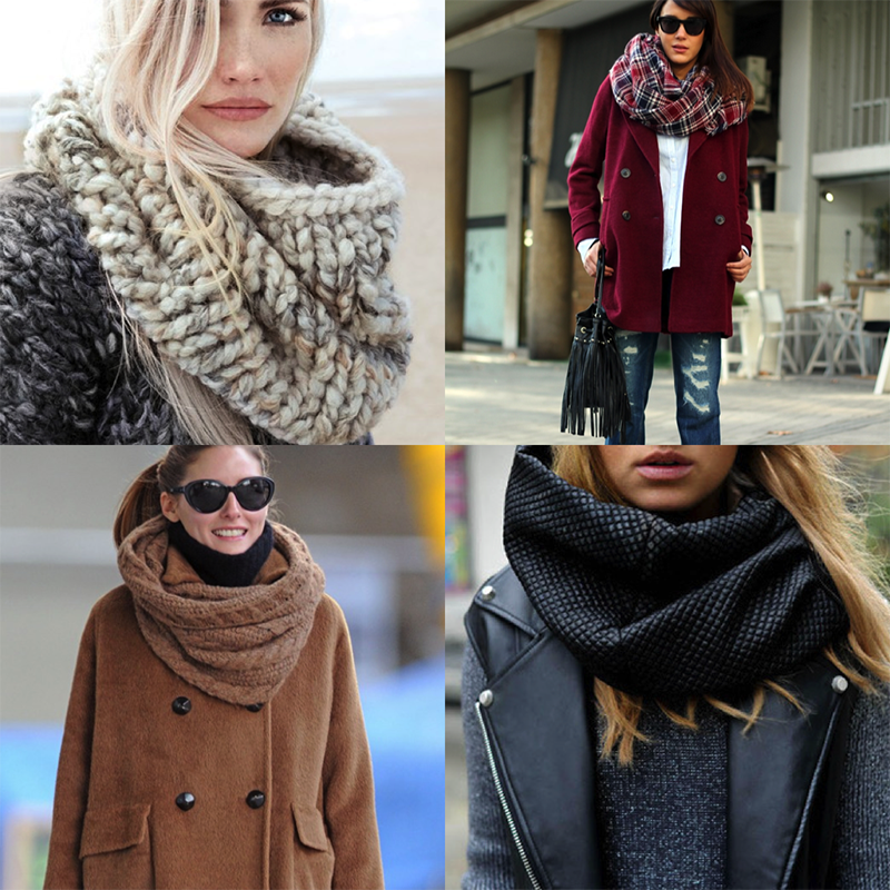Как красиво завязывать шарф поверх пальто