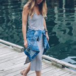 На фото: новый летний лук  со шляпкой — самый популярный головной убор в этом сезоне.