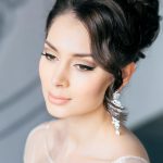 На фото: красивые прически на длинные волосы —  прическа в виде пучка.