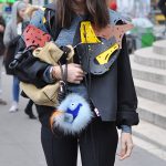 На фото: брелок из меха в виде игрушки.