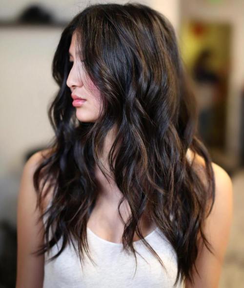 Красивые длинные волосы стрижка - фото женские с красивым насыщенным цветом волос