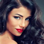 girl-beautiful-face-view-lips-lipstick-eyelash-hair-curls-background