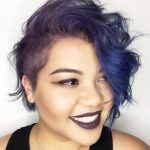 Женские стрижки с выбритым виском 11