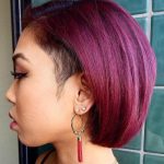 Женские стрижки с выбритым виском 4