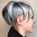 Женские стрижки с выбритым виском 9