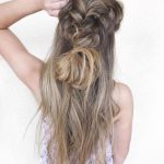 Прически пучок с мальвинкой 2017 13